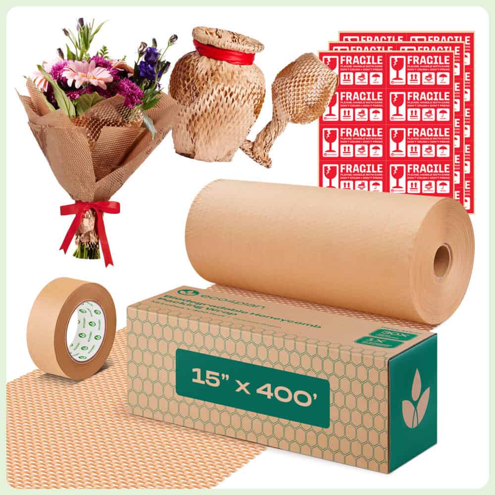 Honeycomb Paper Roll, stickers, adhesive tape and usage scenarios